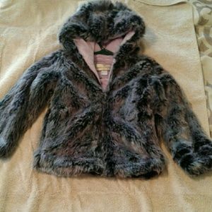 Girls furry jacket